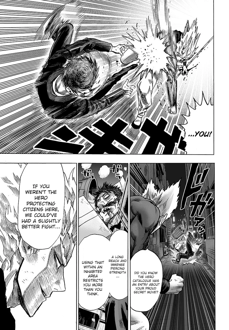 One Punch Man Manga Chapter 50 page 22 - Ride in Tone! scene