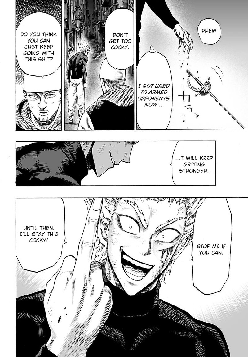 One Punch Man Manga Chapter 50 page 23 - Ride in Tone! scene