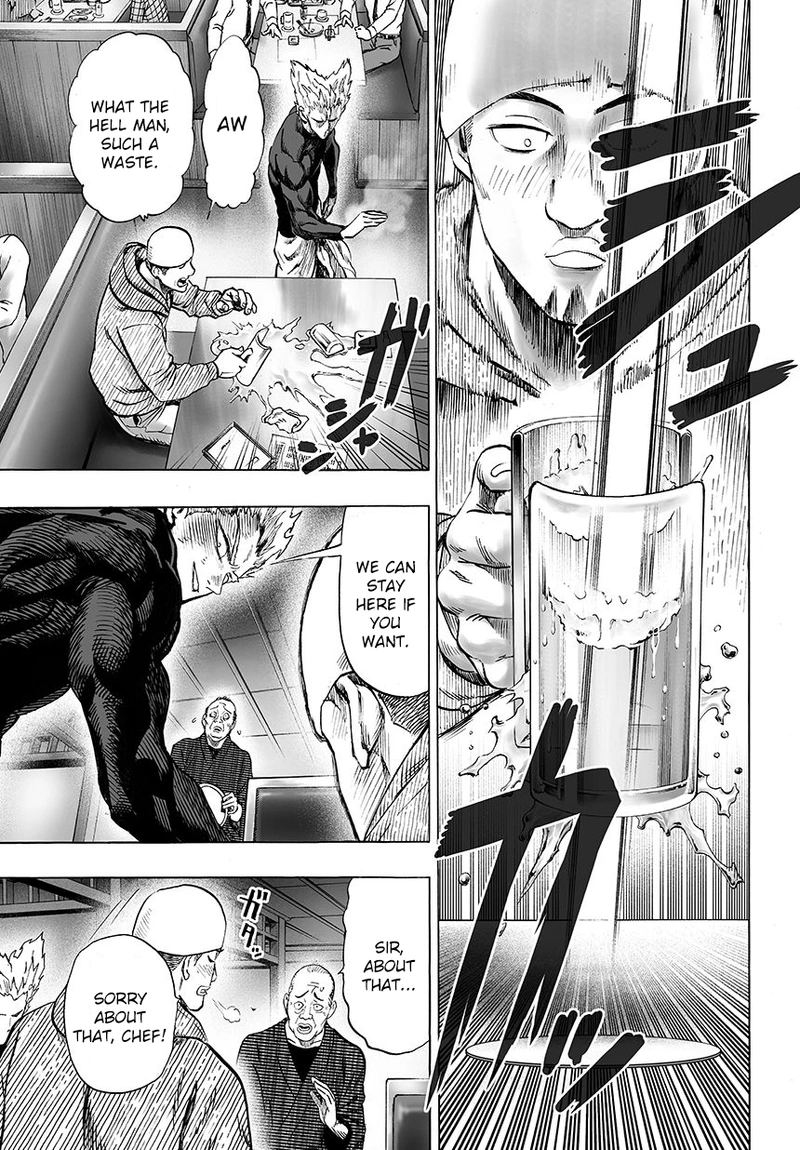 One Punch Man Manga Chapter 50 page 3 - Ride in Tone! scene