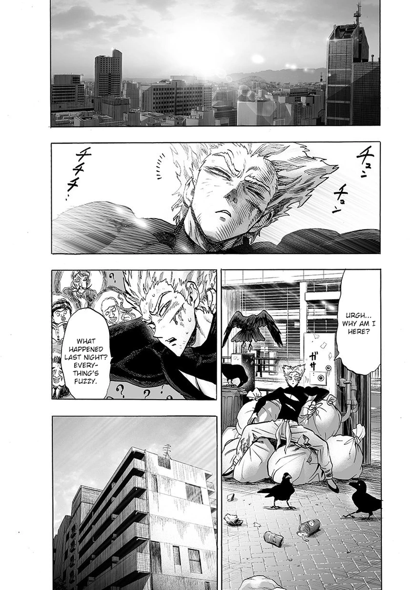 One Punch Man Manga Chapter 51 page 12 - Headgear scene