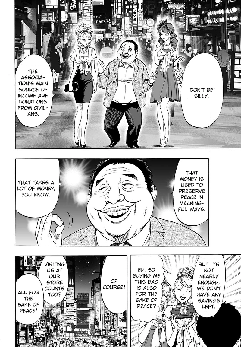 One Punch Man Manga Chapter 51 page 2 - Headgear scene