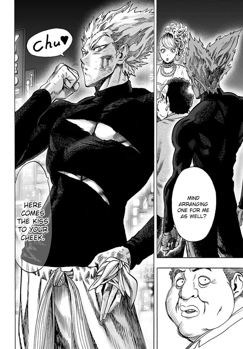 One Punch Man Manga Chapter 51 page 4 - Headgear scene