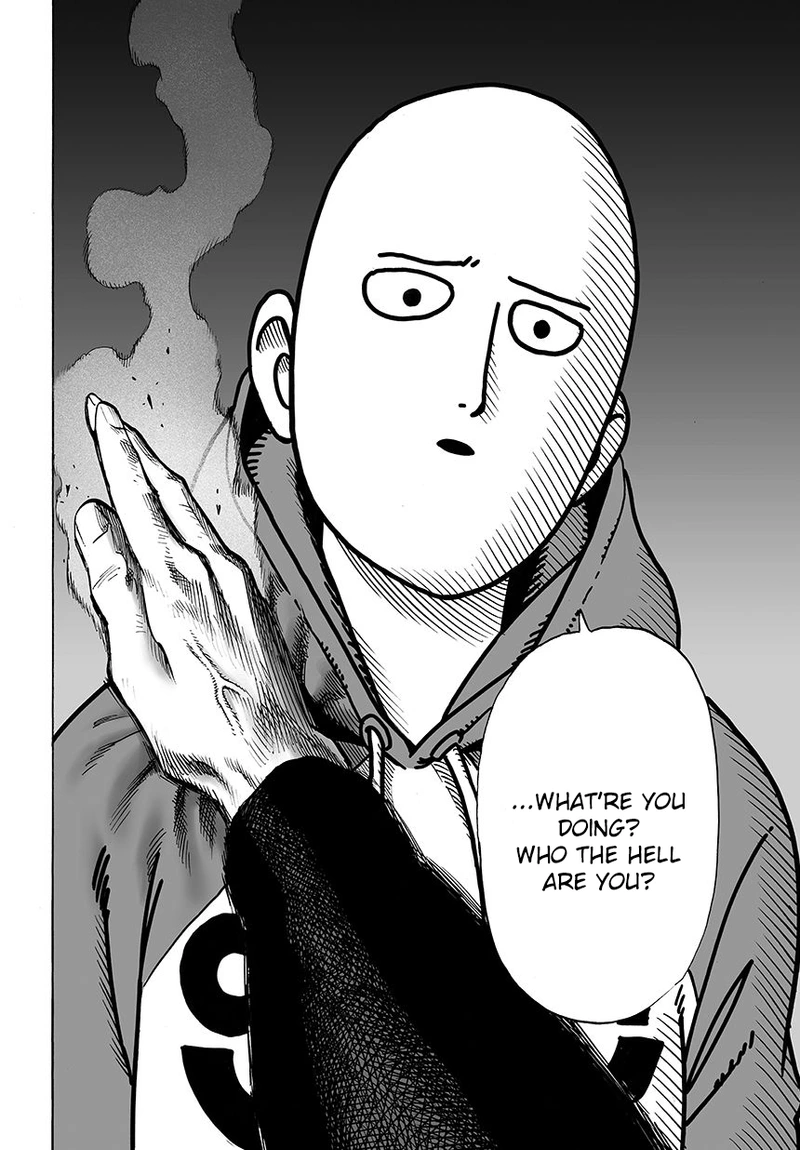 One Punch Man Manga Chapter 51 page 8 - Headgear scene