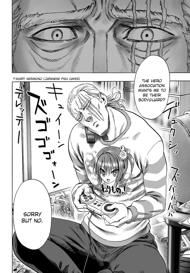 One Punch Man Manga Chapter 52 page 4 - Don't Put It Back! scene