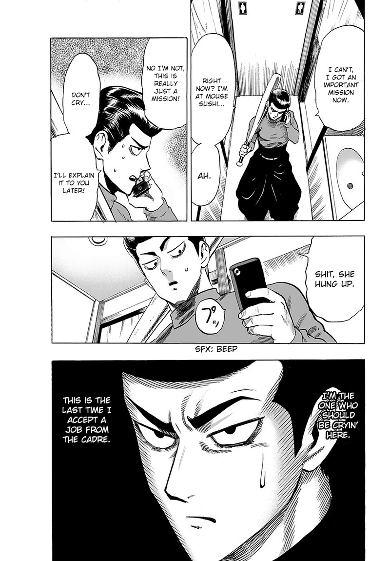 One Punch Man Manga Chapter 52 page 9 - Don't Put It Back! scene