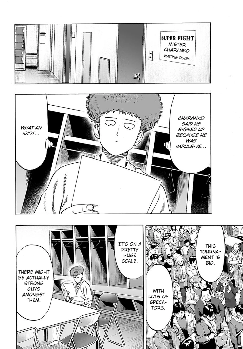 One Punch Man Manga Chapter 53 page 2 - Waiting Room scene