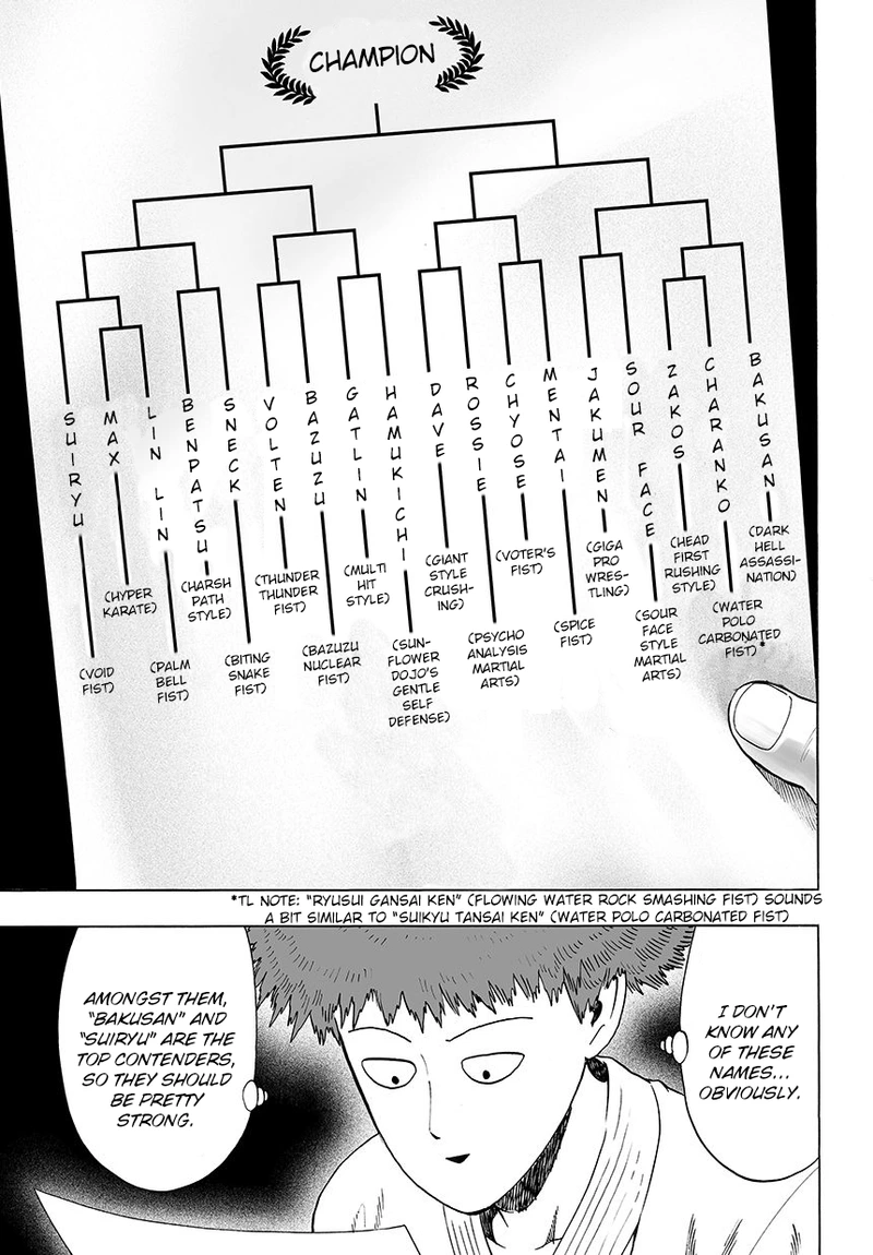 One Punch Man Manga Chapter 53 page 3 - Waiting Room scene