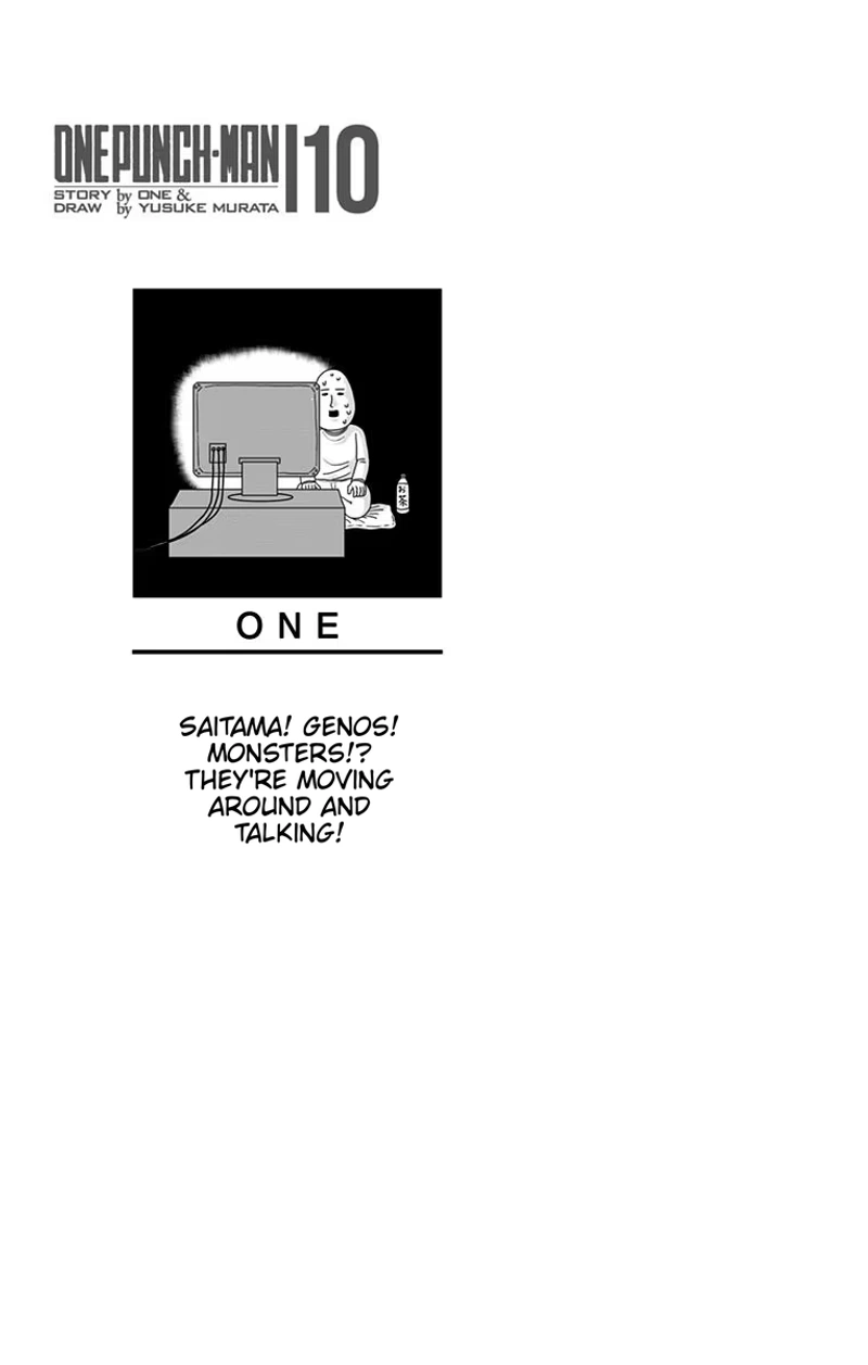 One Punch Man Manga Chapter 55.5 page 15 - Volume 10 Extras scene