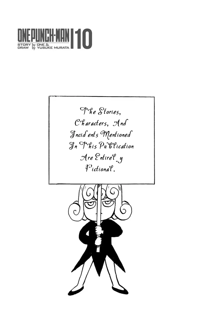 One Punch Man Manga Chapter 55.5 page 16 - Volume 10 Extras scene