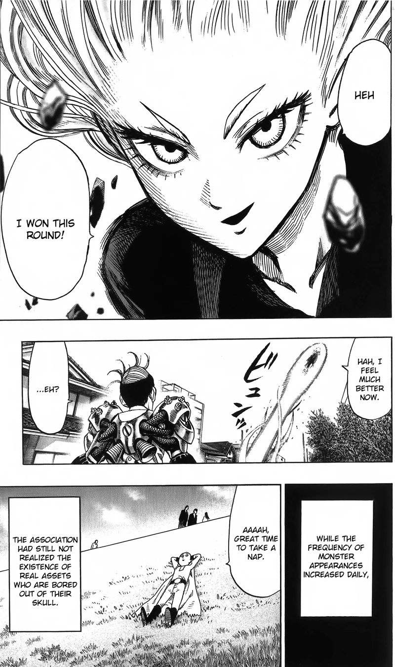 One Punch Man Manga Chapter 55.6 page 13 - Tatsumaki's Day Off | Volume 10 Extras scene