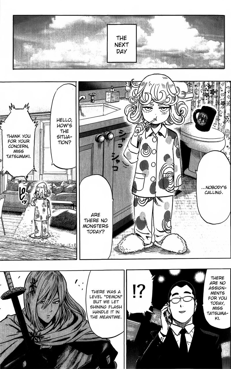 One Punch Man Manga Chapter 55.6 page 5 - Tatsumaki's Day Off | Volume 10 Extras scene