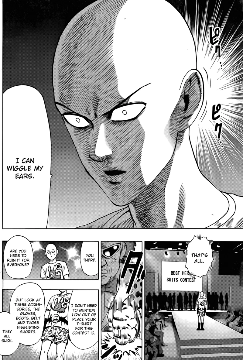 One Punch Man Manga Chapter 55.7 page 11 - Sense | Volume 10 Extras scene