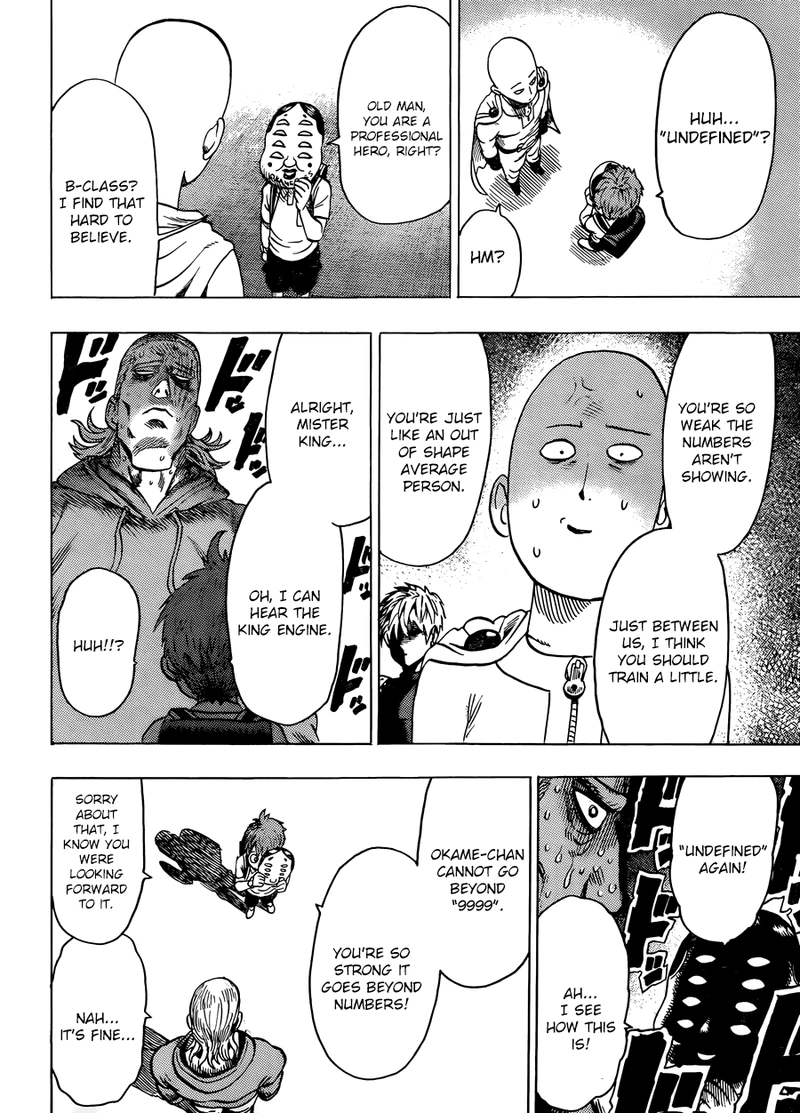 One Punch Man Manga Chapter 55.8 page 25 - Numbers | Volume 10 Extras scene