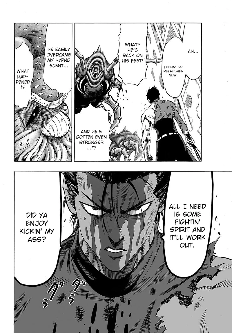 One Punch Man Manga Chapter 55 page 10 - Fighting Spirit scene