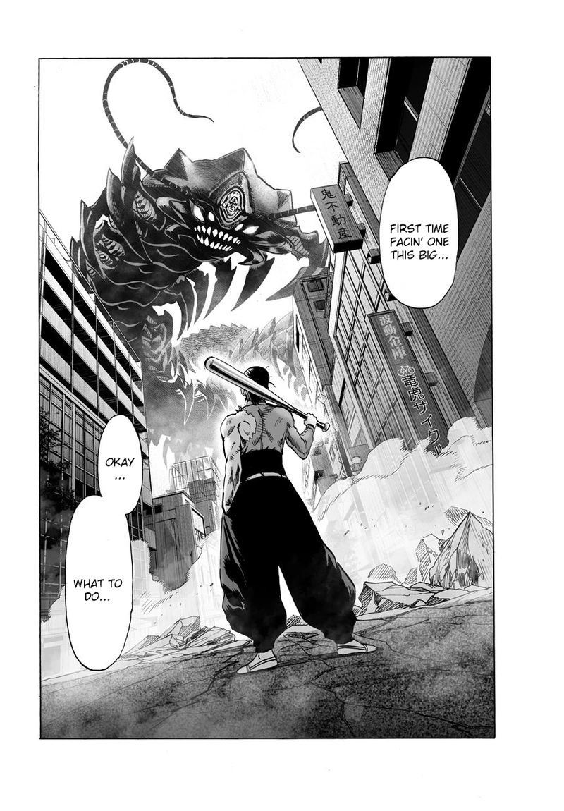 One Punch Man Manga Chapter 56 page 11 - Head-On scene