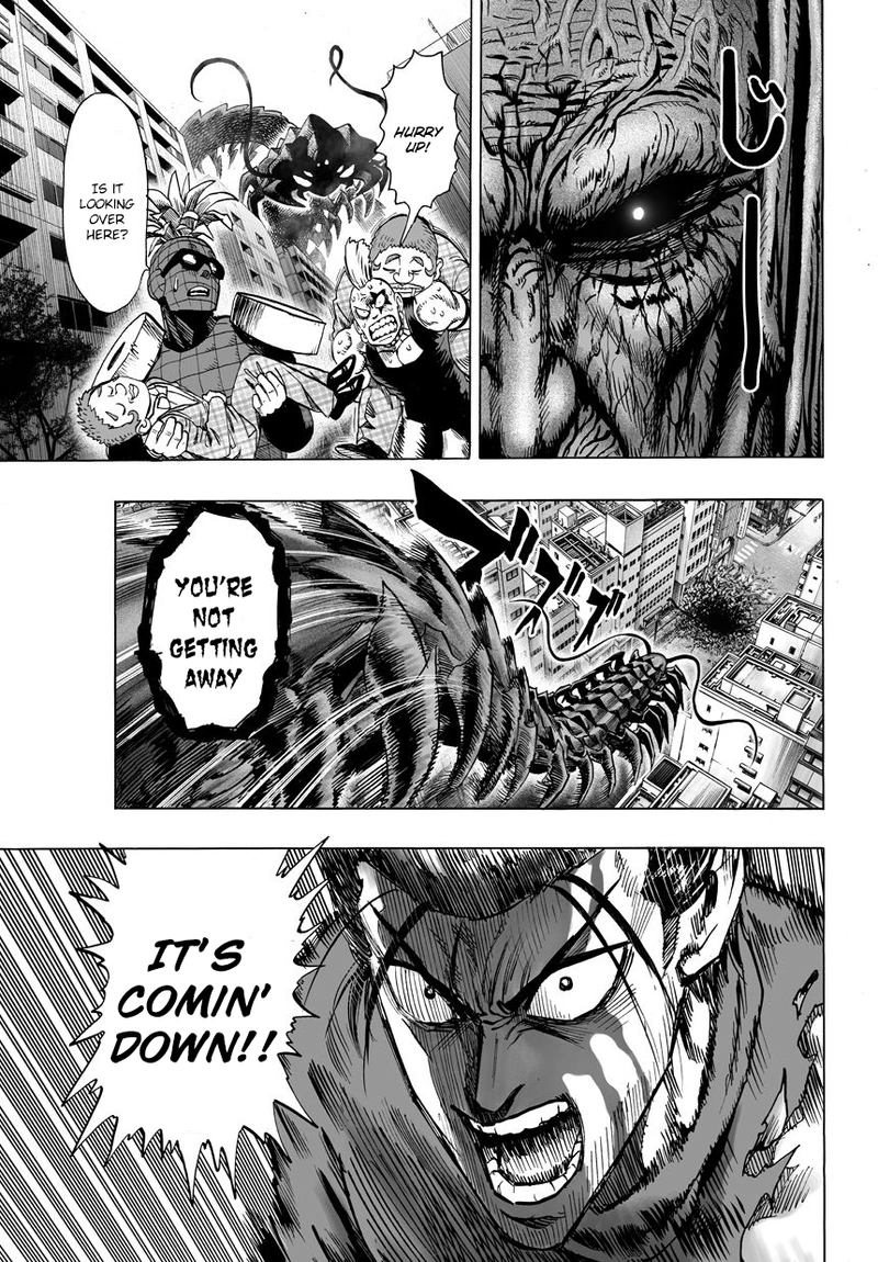 One Punch Man Manga Chapter 56 page 12 - Head-On scene