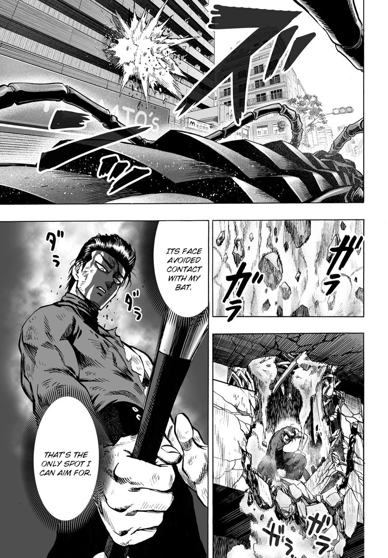 One Punch Man Manga Chapter 56 page 16 - Head-On scene