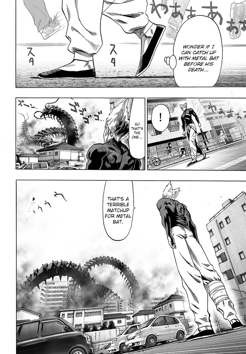 One Punch Man Manga Chapter 57 page 10 - Interruption scene