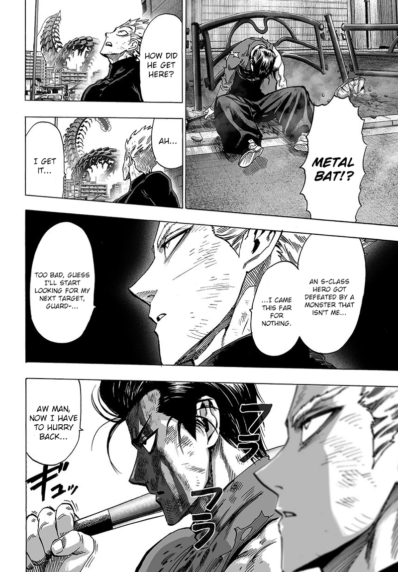 One Punch Man Manga Chapter 57 page 12 - Interruption scene