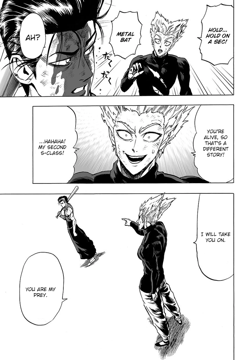 One Punch Man Manga Chapter 57 page 13 - Interruption scene