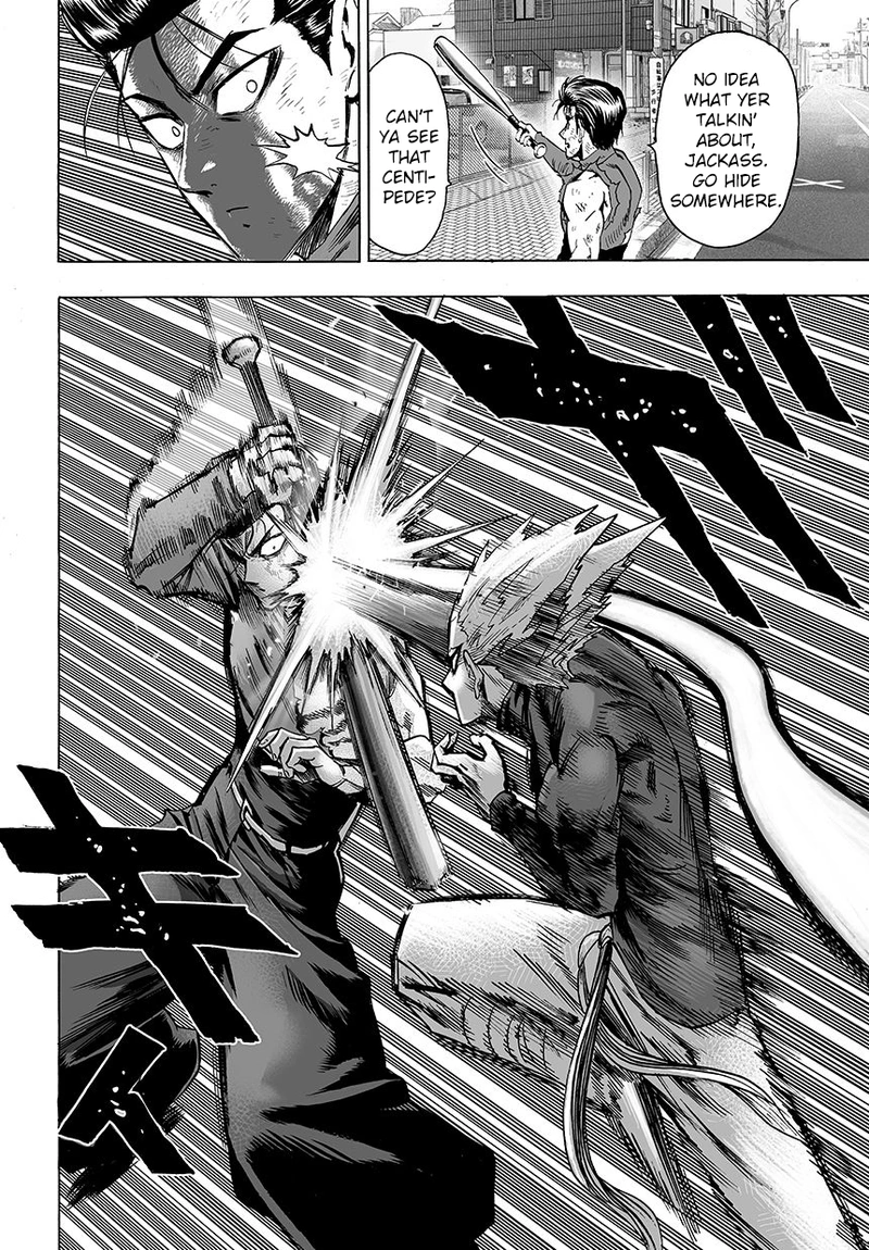 One Punch Man Manga Chapter 57 page 14 - Interruption scene