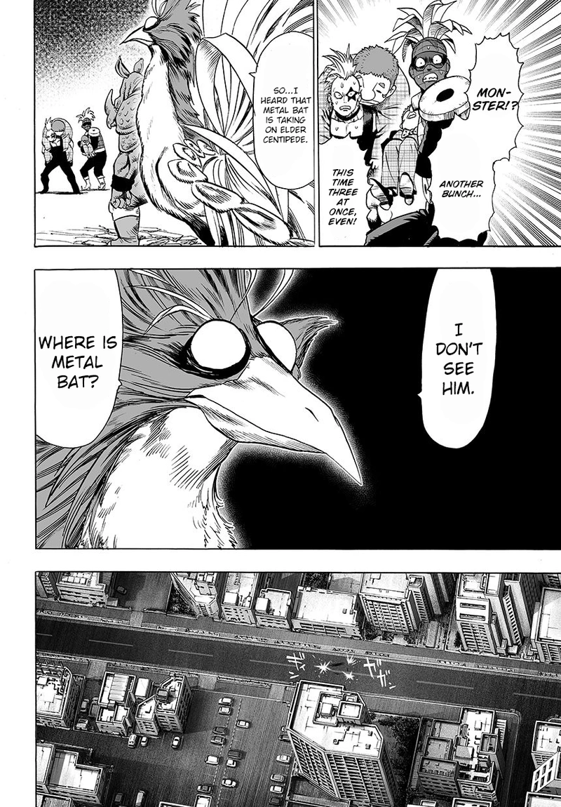 One Punch Man Manga Chapter 58 page 13 - Giant Insect scene