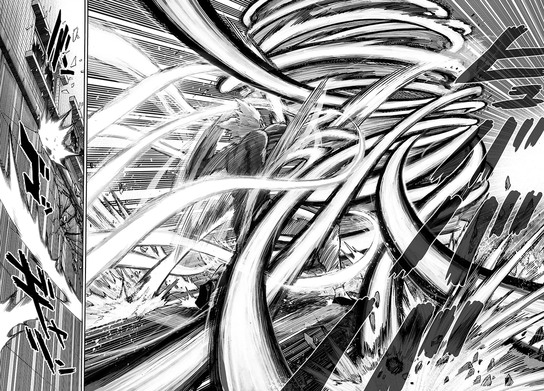 One Punch Man Manga Chapter 58 page 37 - Giant Insect scene