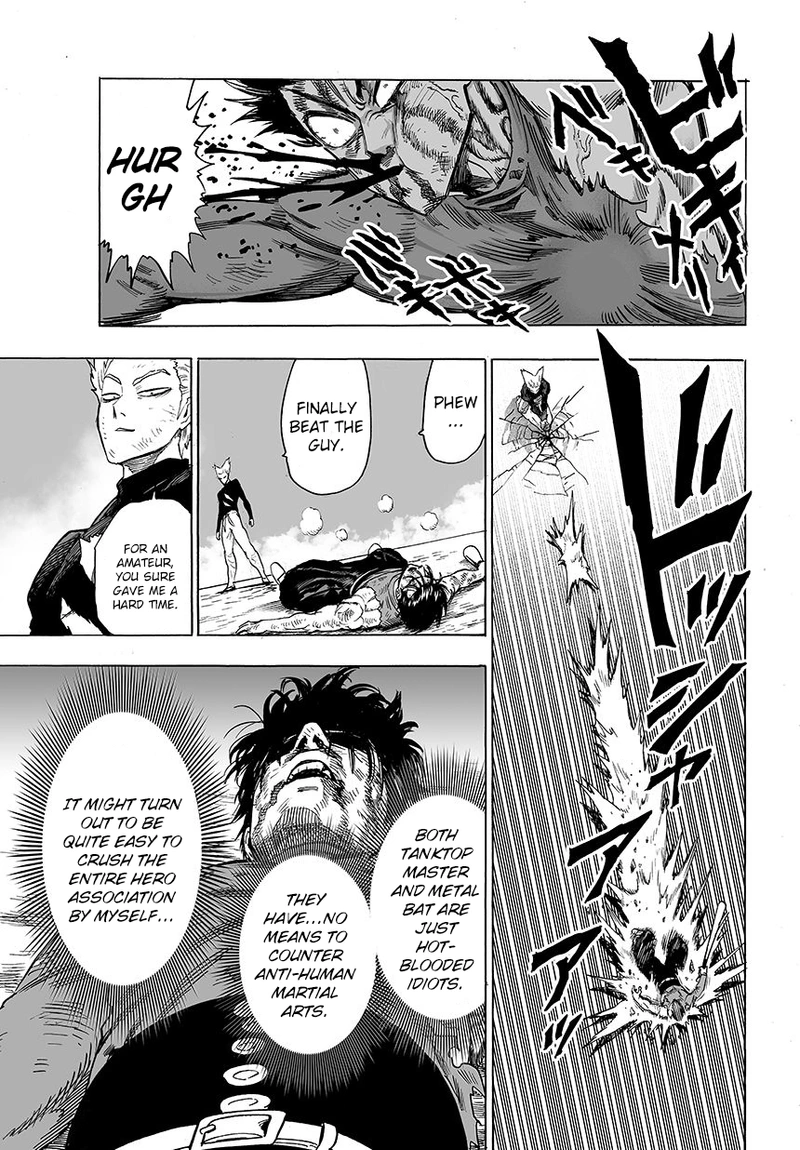 One Punch Man Manga Chapter 58 page 39 - Giant Insect scene