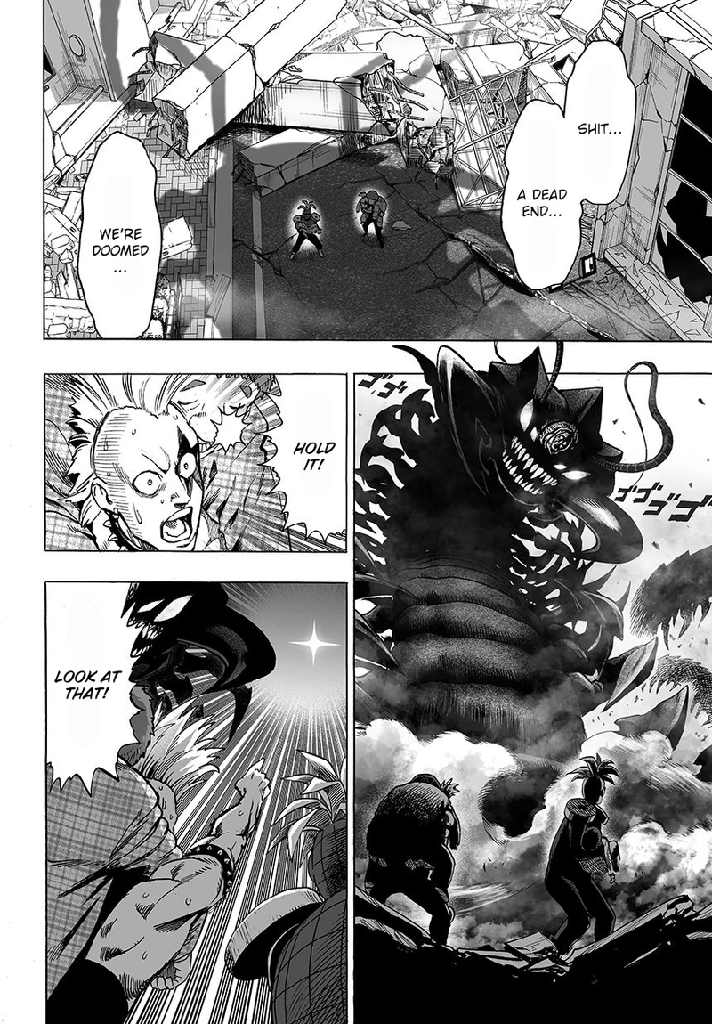 One Punch Man Manga Chapter 58 page 4 - Giant Insect scene