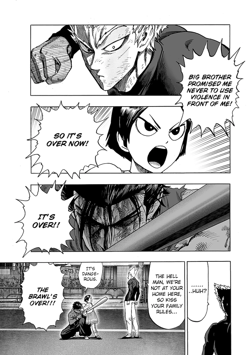 One Punch Man Manga Chapter 58 page 45 - Giant Insect scene