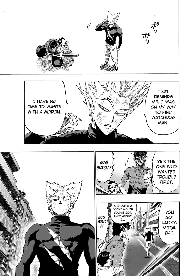 One Punch Man Manga Chapter 58 page 47 - Giant Insect scene