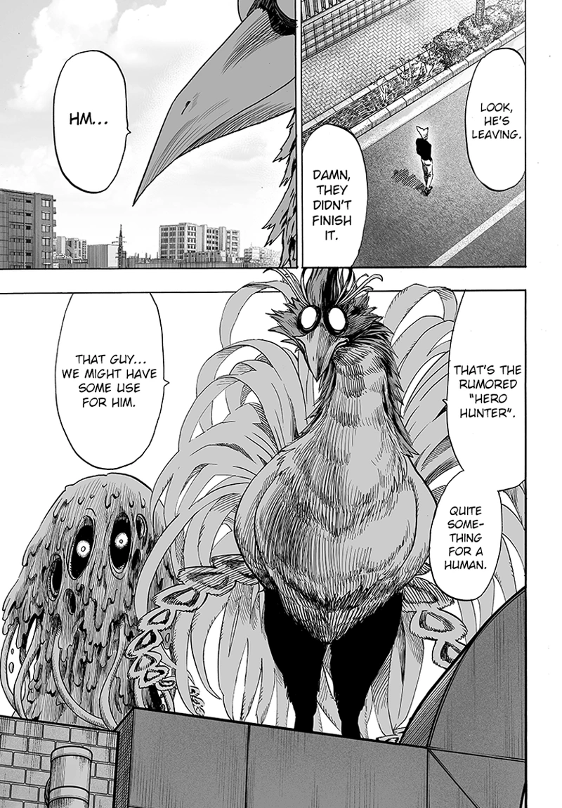 One Punch Man Manga Chapter 58 page 48 - Giant Insect scene