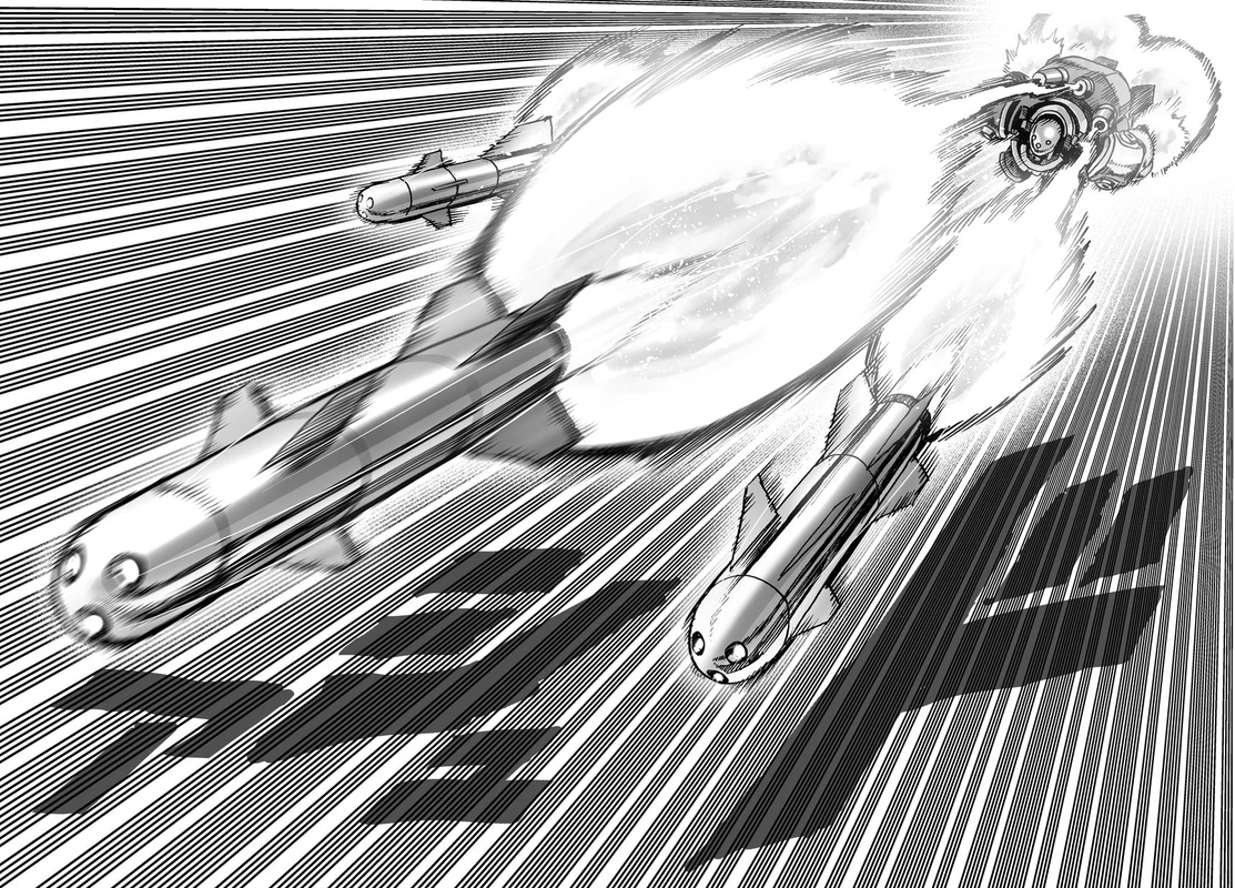 One Punch Man Manga Chapter 58 page 6 - Giant Insect scene