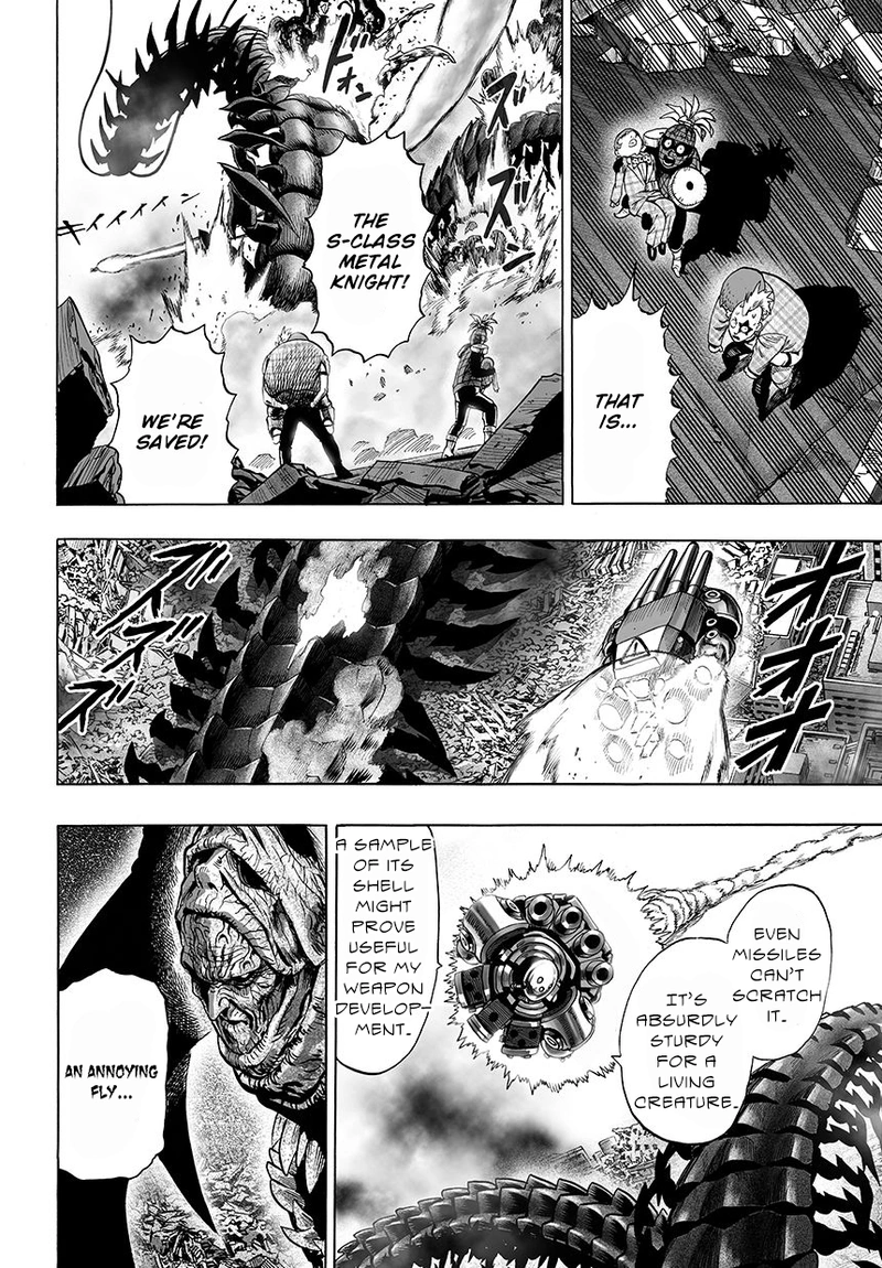 One Punch Man Manga Chapter 58 page 9 - Giant Insect scene