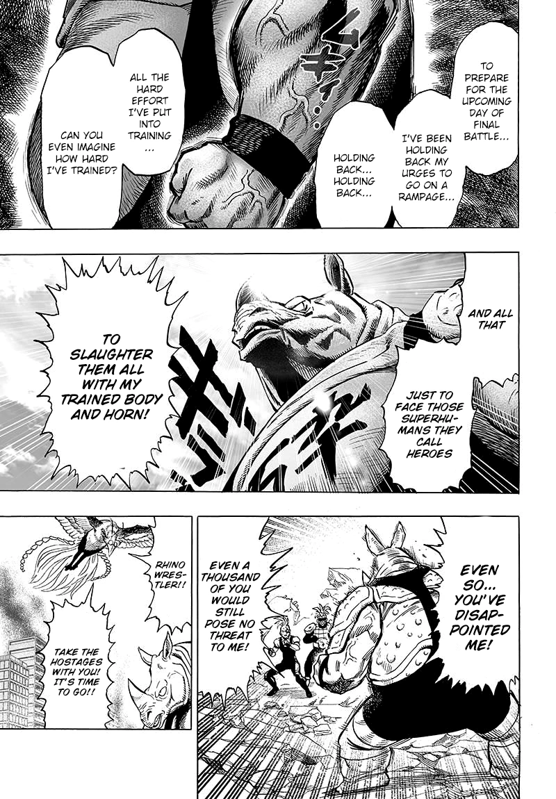 One Punch Man Manga Chapter 59 page 13 - Only You scene