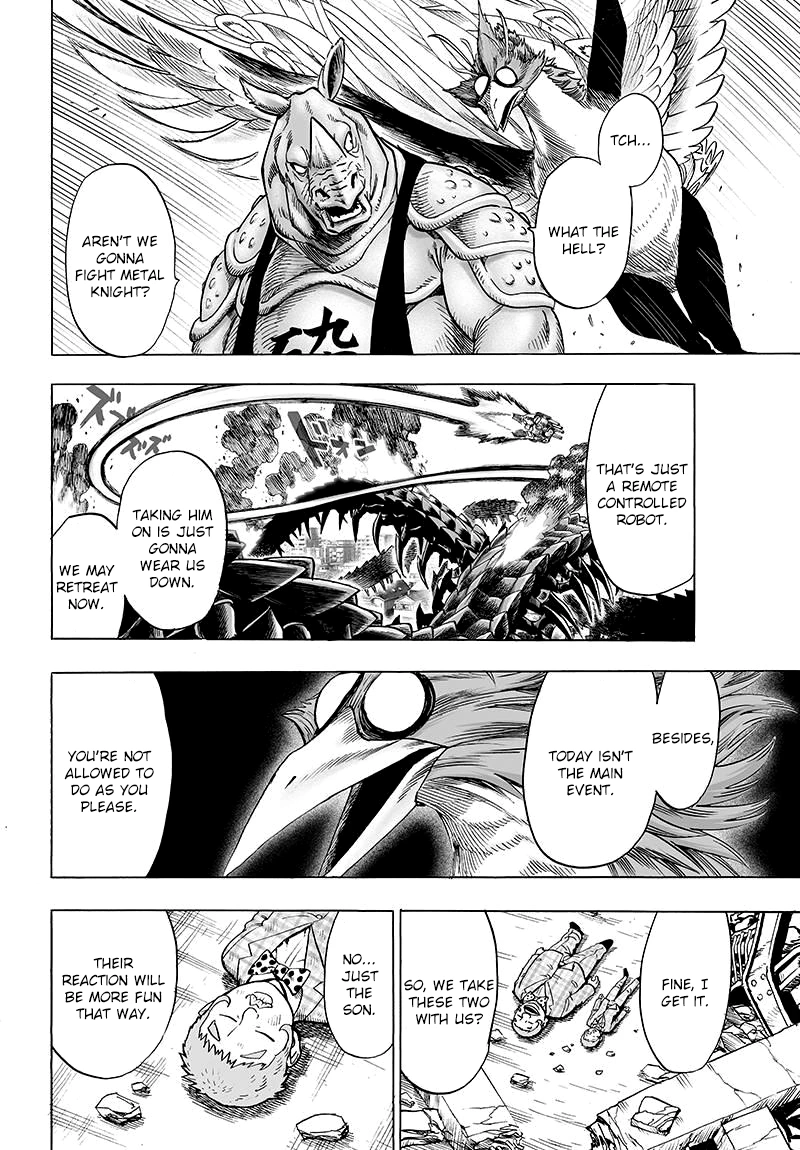 One Punch Man Manga Chapter 59 page 14 - Only You scene