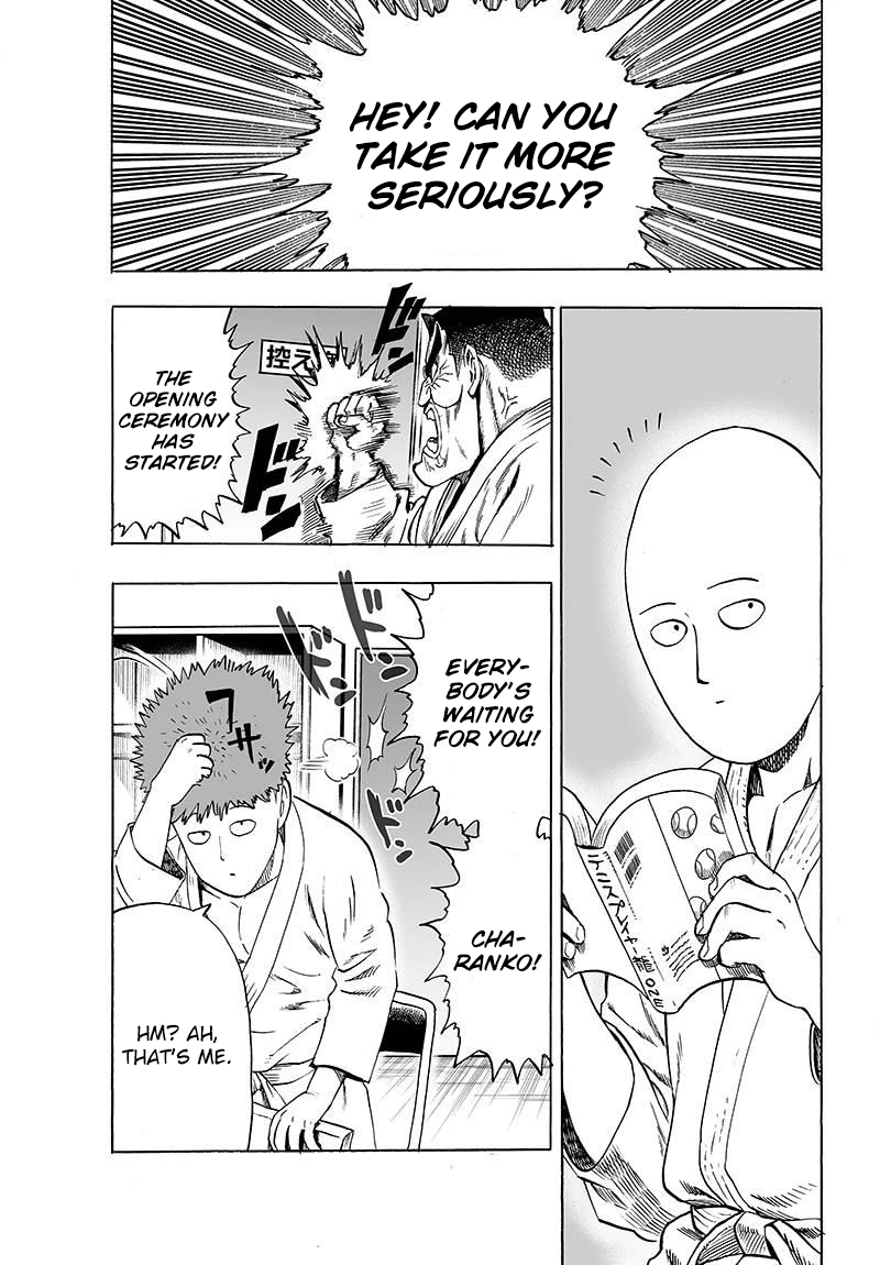 One Punch Man Manga Chapter 59 page 25 - Only You scene