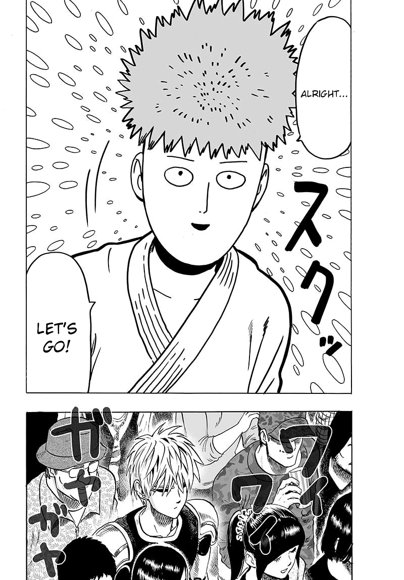 One Punch Man Manga Chapter 59 page 26 - Only You scene