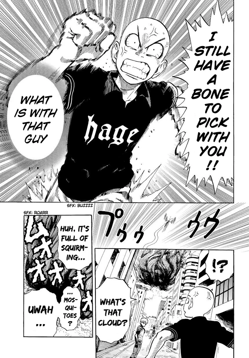 One Punch Man Manga Chapter 6 page 11 - Saitama scene