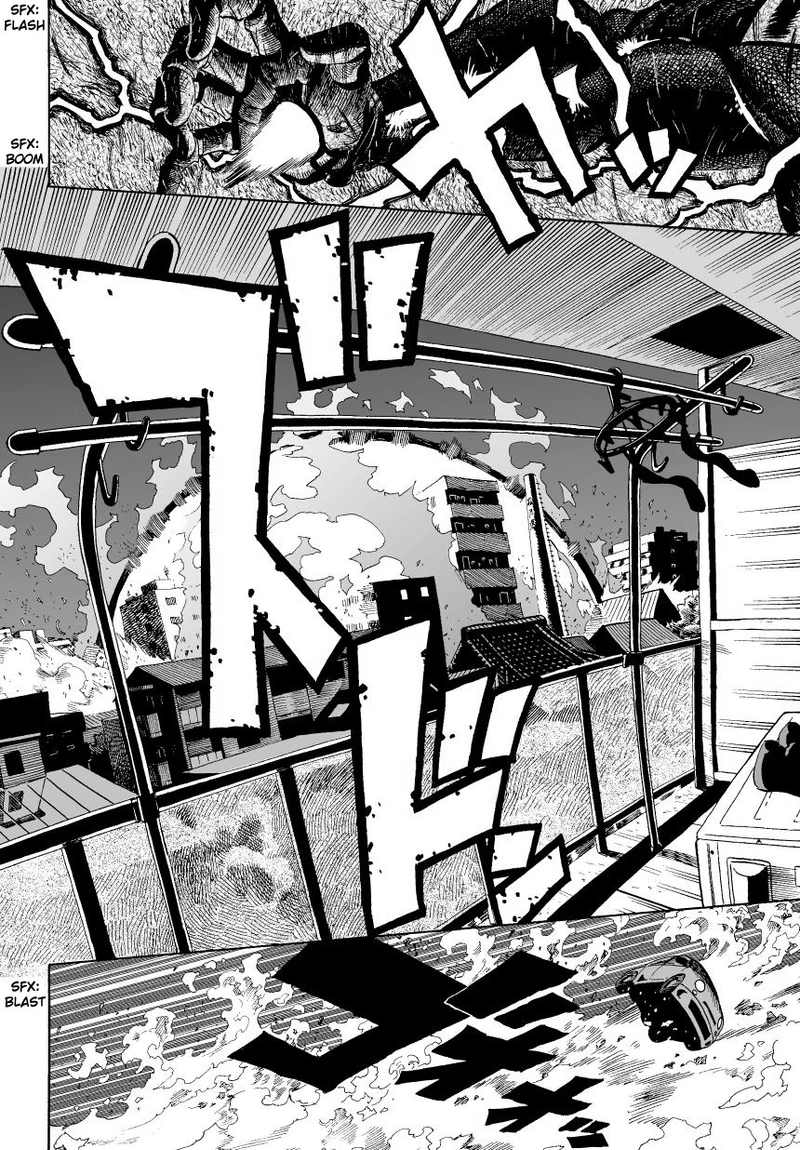 One Punch Man Manga Chapter 6 page 14 - Saitama scene