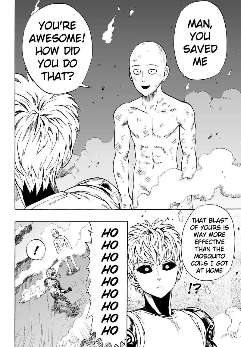 One Punch Man Manga Chapter 6 page 16 - Saitama scene