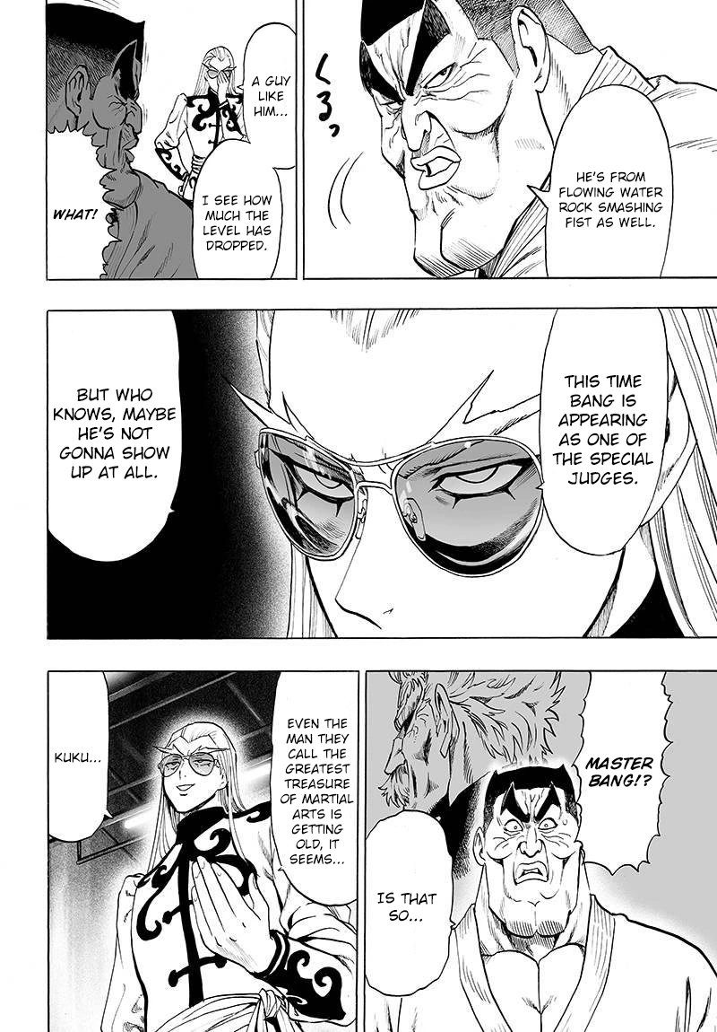 One Punch Man Manga Chapter 60 page 16 - Entering the Stadium scene