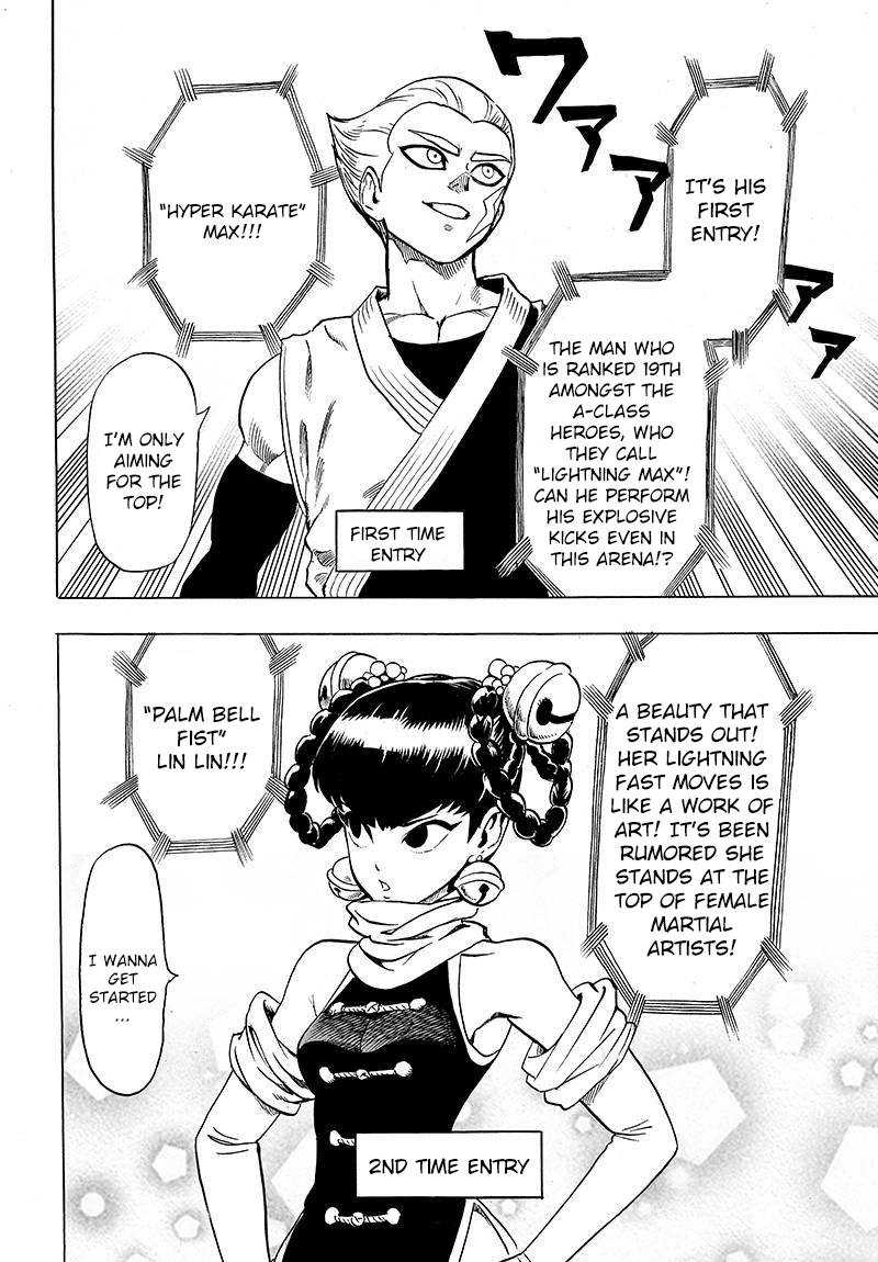 One Punch Man Manga Chapter 60 page 2 - Entering the Stadium scene