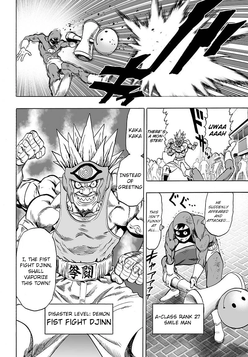 One Punch Man Manga Chapter 60 page 20 - Entering the Stadium scene