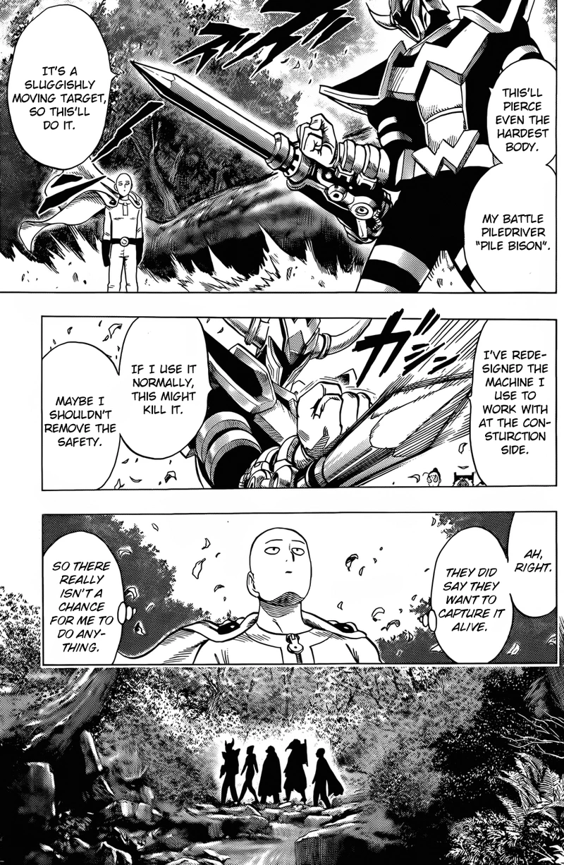 One Punch Man Manga Chapter 61.6 page 13 - Squadron | Volume 11 Extras scene