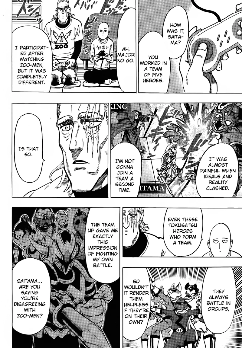 One Punch Man Manga Chapter 61.6 page 30 - Squadron | Volume 11 Extras scene