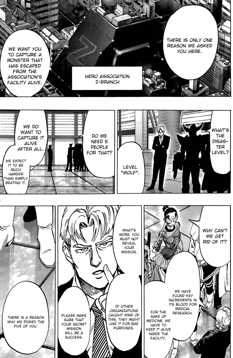 One Punch Man Manga Chapter 61.6 page 7 - Squadron | Volume 11 Extras scene