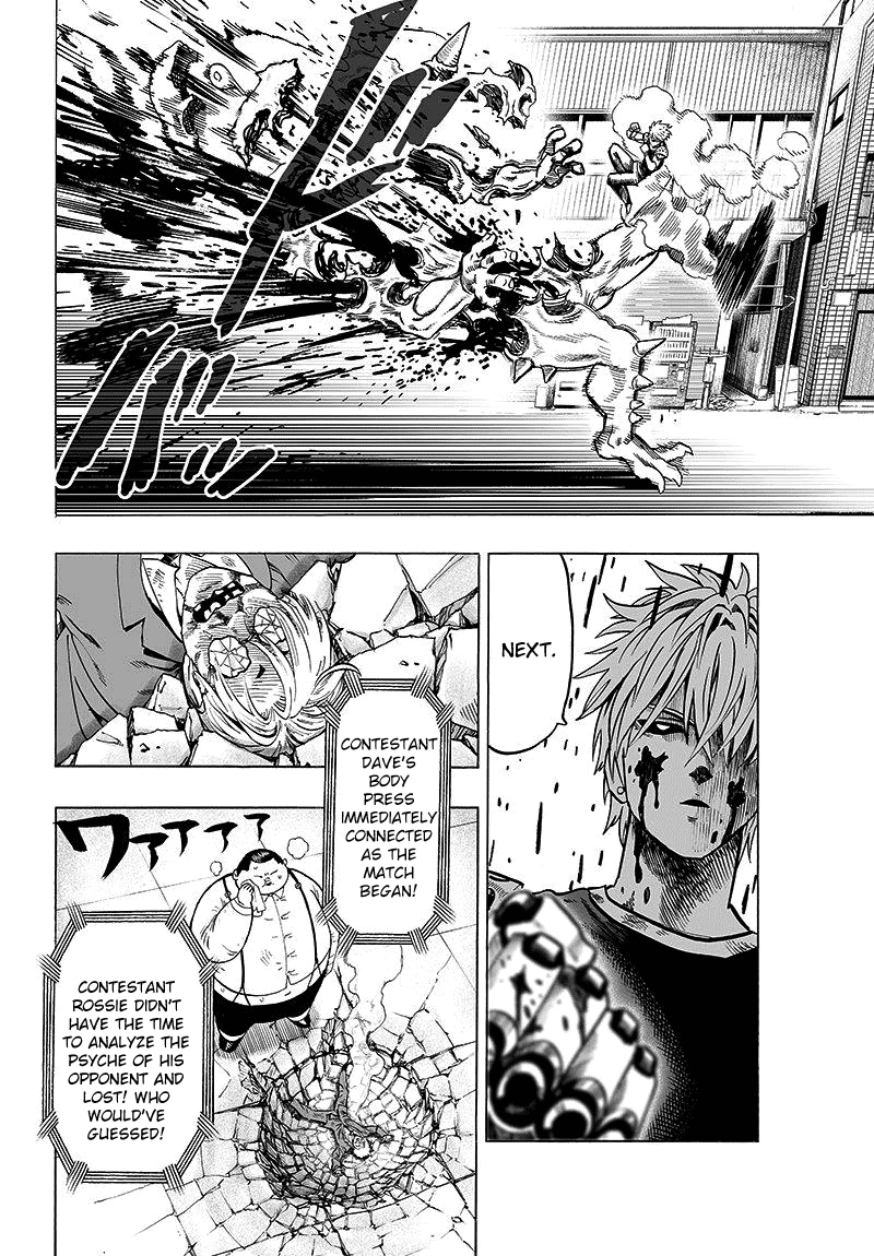 One Punch Man Manga Chapter 63 page 18 - Games and Combat scene
