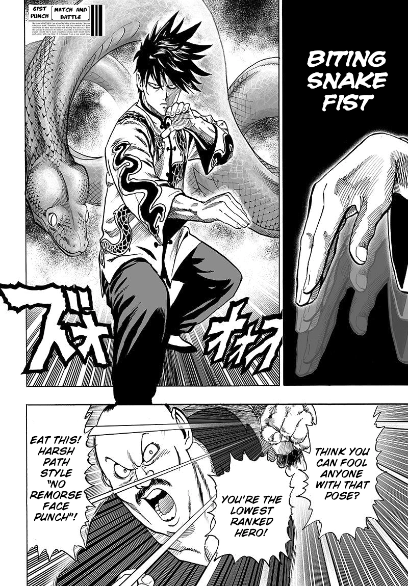 One Punch Man Manga Chapter 63 page 2 - Games and Combat scene