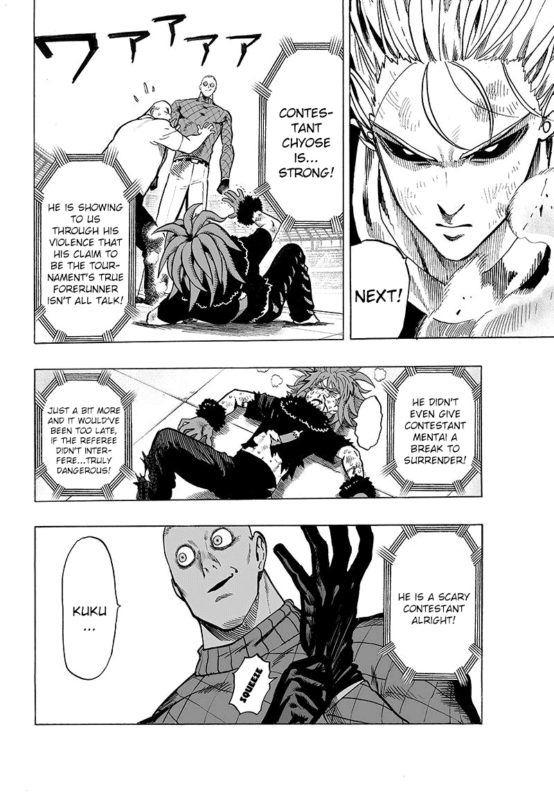One Punch Man Manga Chapter 63 page 20 - Games and Combat scene
